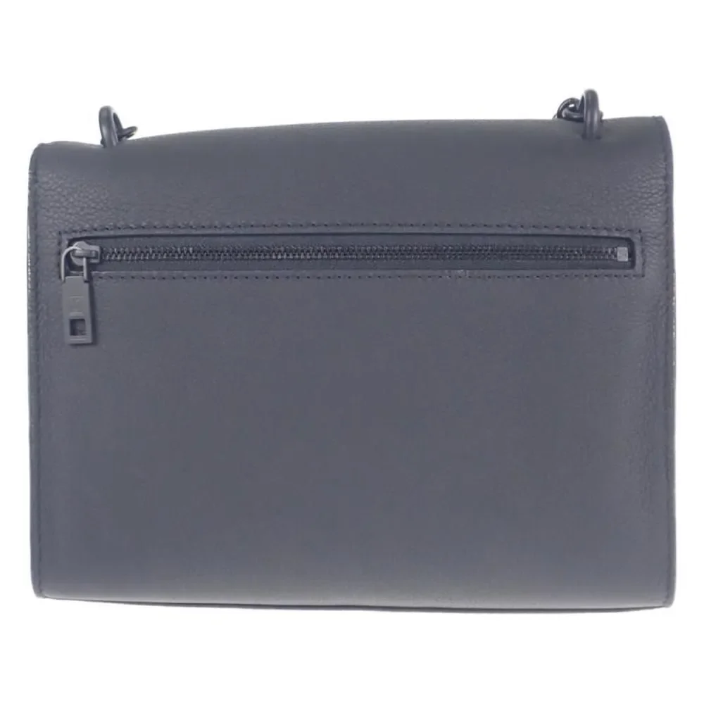 Louis Vuitton My LockMe BB Monochrome Shoulder Bag Calfskin Black